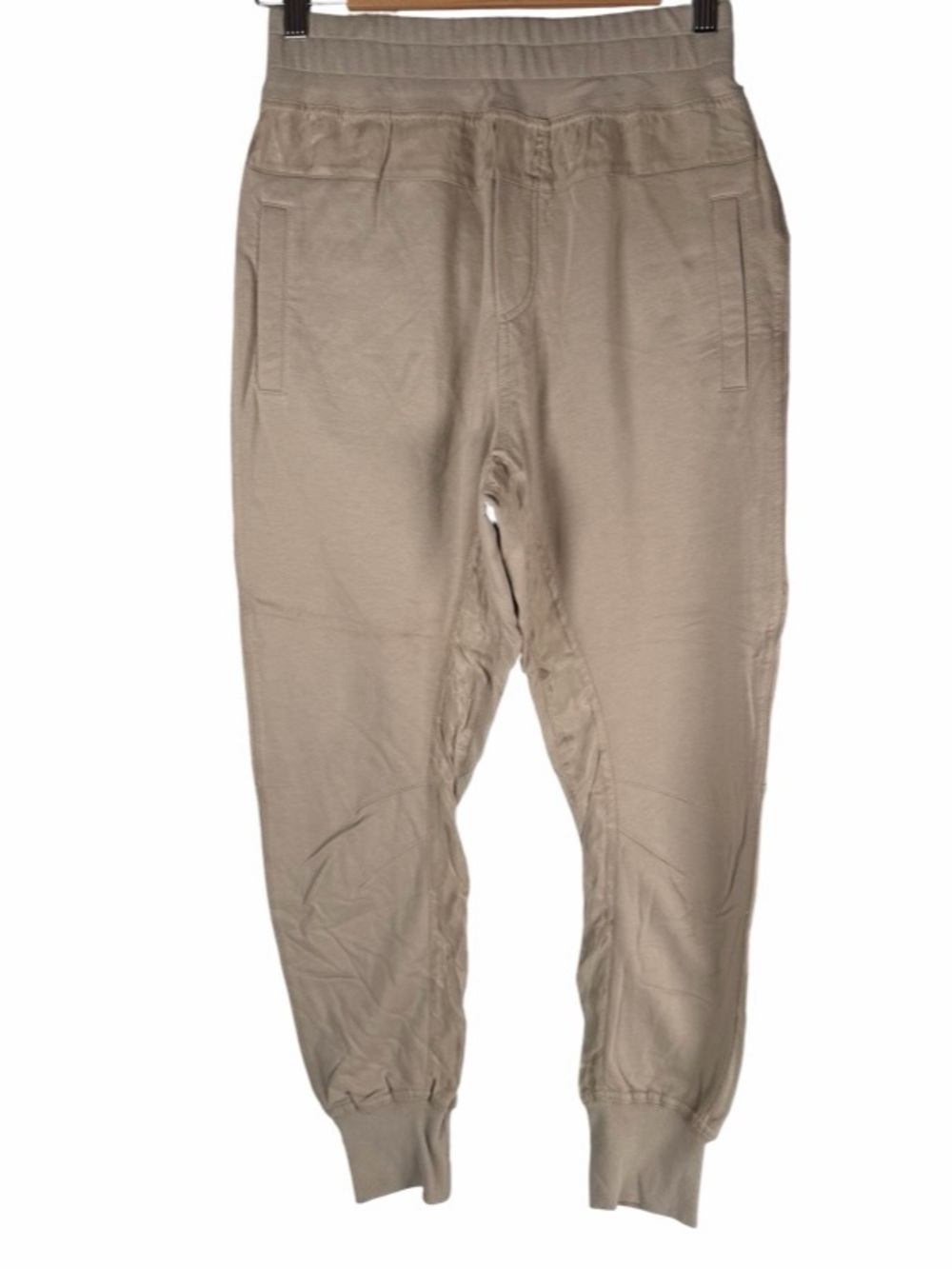 Young Fabulous & Broke Khaki Tan High Rise Pull-On Jogger Pants Women’s Size XS